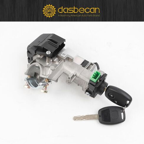 Dasbecan Ignition Switch Lock Cylinder Assembly Compatible with Honda Accord CRV FIT Odyssey Civic 2006-2011 06350-SAA-G30 35100-SDA-A71 (with Chip ID46 Keys) in Kuwait