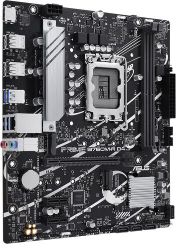 ASUS PRIME B760M-R D4 (المقبس 1700/B760/DDR4/S-ATA 6GB/S/Micro ATX) in Kuwait