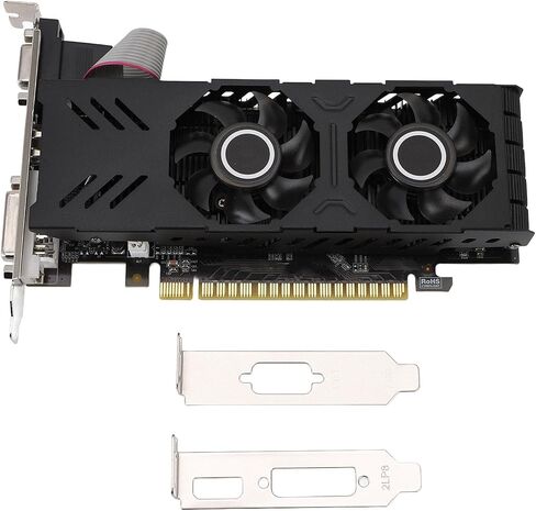 Asixxsix GT750 4GB GDDR5 128 Bit PC Graphics Card, Gaming Graphics Card with HD Display Interface VGA DVI Port PCI Express X16 3.0, for Desktop Computer in Saudi Arabia
