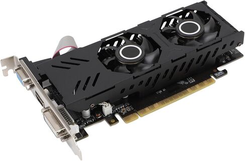 Asixxsix GT750 4GB GDDR5 128 Bit PC Graphics Card, Gaming Graphics Card with HD Display Interface VGA DVI Port PCI Express X16 3.0, for Desktop Computer in Saudi Arabia