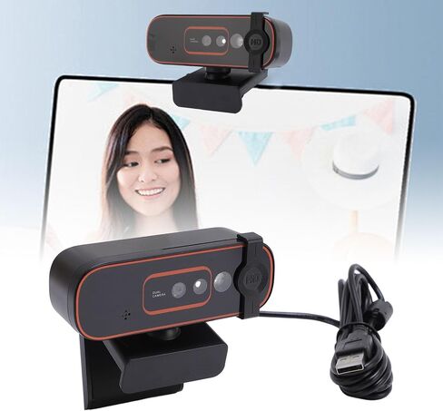 Yunseity Recognition Camera, 1080P USB Computer Camera with Noise Canceling Dual Mics, Plug and Play Autofocus Live Streaming Video Webcam for PC Laptop in Saudi Arabia