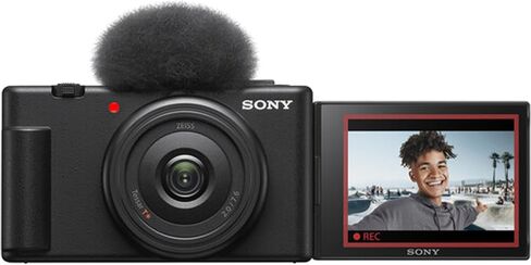 Sony ZV-1F Vlogging Camera + Filters + Case + Cleaning Kit & Cloth + 128GB Memory + Flexible Tripod + LED Square Light (19PC Bundle) (Renewed) in Saudi Arabia