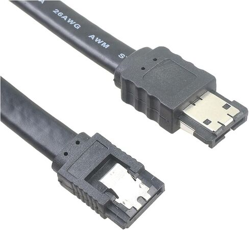 SATA إلى esata أو esata إلى SATA Cable Male to Male M/M Exivered Extender Extense HDD 6GBPS (100 سم) in Saudi Arabia