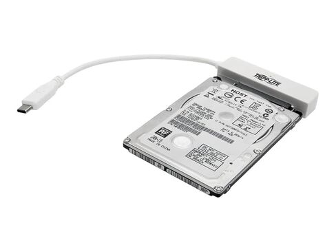 Tripp Lite Eaton U438-06N-G2-W USB-C 3.1 Gen 2 إلى SATA III محول ، كابل 6 جيجابت في الثانية 10 جيجابت في الثانية ، 2.5/3.5 محول SSD HDD ، المكونات والتشغيل ، أبيض ، حزمة حزمة سحابة مسبقة ما قبل التكوين مؤهل (حزمة واحدة) in Saudi Arabia