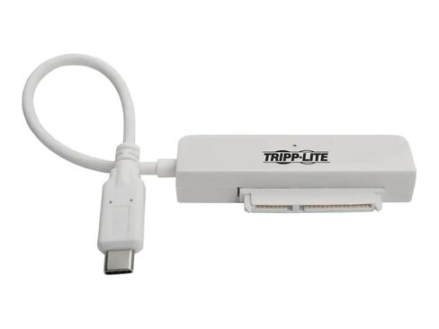 Tripp Lite Eaton U438-06N-G2-W USB-C 3.1 Gen 2 إلى SATA III محول ، كابل 6 جيجابت في الثانية 10 جيجابت في الثانية ، 2.5/3.5 محول SSD HDD ، المكونات والتشغيل ، أبيض ، حزمة حزمة سحابة مسبقة ما قبل التكوين مؤهل (حزمة واحدة) in Saudi Arabia