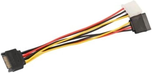 SATA 15pin Power Supply to SATA 15pin and IDE 4pin Power Splitter Cables for Motherboards and Hard Drives in Saudi Arabia
