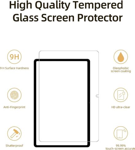 Screen Protector for POWMUS M518 Tablet Android 15 Tablet 11", HD Scratch Resistant Tempered Glass Film for POWMUS M518 Drop Protection,Touch Sensitive,Anti-Fingerprint,2 pack. in Saudi Arabia