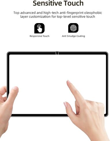 Screen Protector for POWMUS M518 Tablet Android 15 Tablet 11", HD Scratch Resistant Tempered Glass Film for POWMUS M518 Drop Protection,Touch Sensitive,Anti-Fingerprint,2 pack. in Saudi Arabia