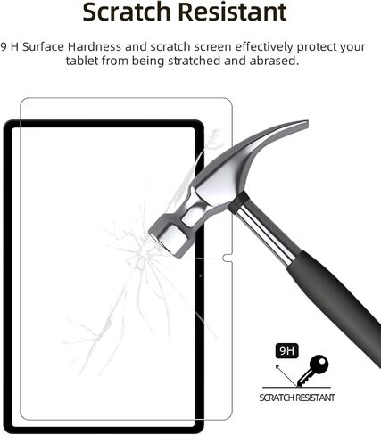 Screen Protector for POWMUS M518 Tablet Android 15 Tablet 11", HD Scratch Resistant Tempered Glass Film for POWMUS M518 Drop Protection,Touch Sensitive,Anti-Fingerprint,2 pack. in Saudi Arabia