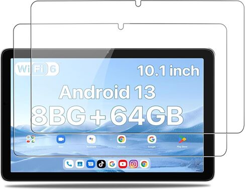 Screen Protector for UMIDIGI G1 Tab 10.1inch, HD Tempered Glass,9h Hardness,Scratch,Anti-Fingerprin,Tempered Glass Film Guard for UMIDIGI G1 Tab[2 Pack] in Saudi Arabia