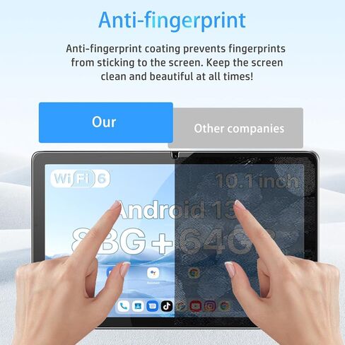 Screen Protector for UMIDIGI G1 Tab 10.1inch, HD Tempered Glass,9h Hardness,Scratch,Anti-Fingerprin,Tempered Glass Film Guard for UMIDIGI G1 Tab[2 Pack] in Saudi Arabia