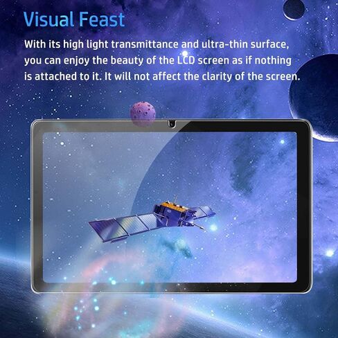 Screen Protector for UMIDIGI G1 Tab 10.1inch, HD Tempered Glass,9h Hardness,Scratch,Anti-Fingerprin,Tempered Glass Film Guard for UMIDIGI G1 Tab[2 Pack] in Saudi Arabia