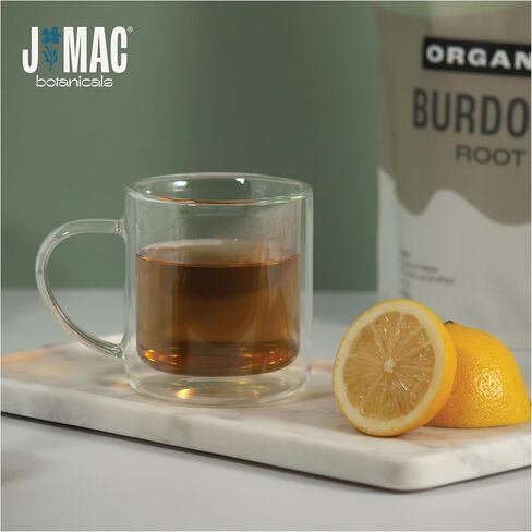 J Mac Botanicals، عشبة إشنسا العضوية ومنخل (16 أونصة) إشنسا بوربوريا، ردة الذرة الأرجوانية العضوية، منقوع شاي إشنسا، شاي ردة الذرة in Kuwait