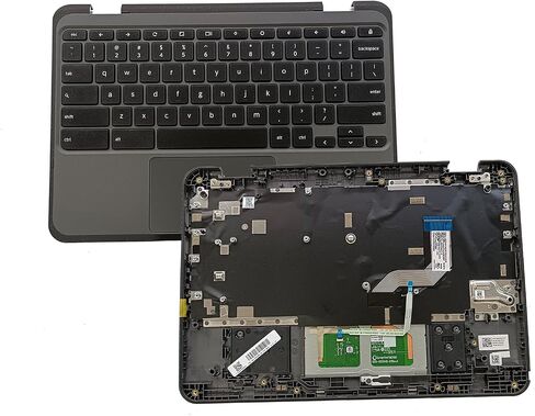 استبدال Lenovo Chromebook 300e Gen 3 82J9 82JA الكمبيوتر المحمول العلوي العلوي CASE RREST US لوحة مفاتيح لوحة اللمس جزء 5M11C94699 in Saudi Arabia