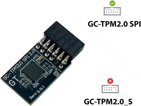 Zahara TPM 2.0 Module LPC SPI 12pin مع Infineon SLB9670 Windows 11 ترقية لـ Gigabyte Motherboard Z790 D / S DDR4 / AORUS ELITE X WIFI7 / Z790M AORUS ELITE / Z790 AORUS MASTER ، GAMING X AX in Saudi Arabia