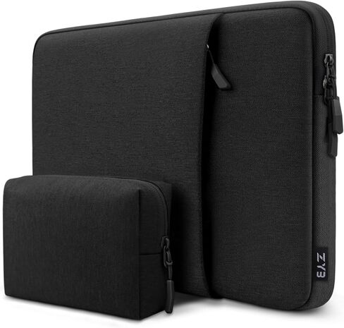 ZYB Laptop Case 16 Inch,16 Inch Laptop Sleeve for 16 Inch Notebook MacBook Pro 16 Lenovo ThinkBook/IdeaPad/ThinkPad HP Dell Acer ASUS etc Waterproof Computer Sleeve with Pocket & Accessory Bag-Black in Kuwait