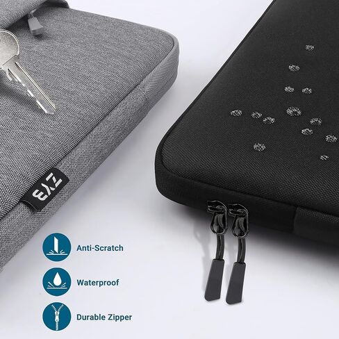 ZYB Laptop Case 16 Inch,16 Inch Laptop Sleeve for 16 Inch Notebook MacBook Pro 16 Lenovo ThinkBook/IdeaPad/ThinkPad HP Dell Acer ASUS etc Waterproof Computer Sleeve with Pocket & Accessory Bag-Black in Kuwait