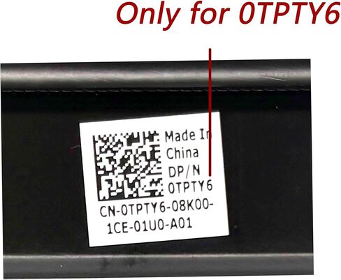 Best Parts CPU+GPU مروحة تبريد مع استبدال Dell Alienware X17 R1 ، P/N: 0TPTY6 TPTY6 AT305008ZAL (مناسب فقط لـ P/N: 0TPTY6) in Saudi Arabia