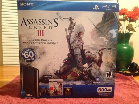 PS3 500 GB Assassin's Creed III Bundle (متجدد) in Kuwait