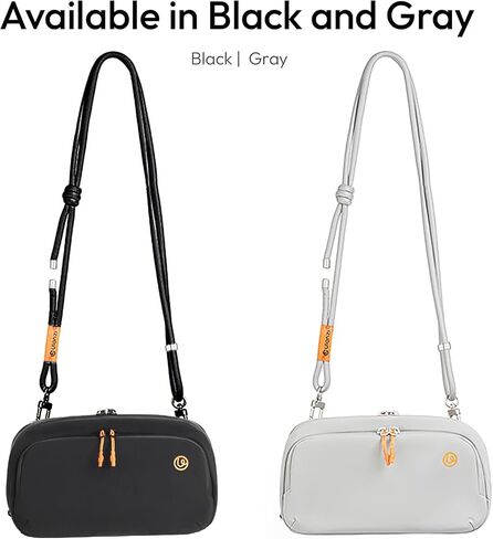 ULANZI YY08 Sling Bag Everyday Shoulder Bag for DJI Osmo Pocket 3/GoPro/Insta360 Action Cameras, Vlog Photography Crossbody Portable Bag Small Camera Case w Detachable Strap, 2L, Gray in Saudi Arabia