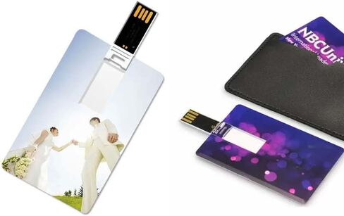 Card Shape Custom USB Flash Drive 32GB 3.0 25 Pack Customized Thumb Drive Credit Card Shape Customizable USB Drive Logo Print FEWINA Branding with Personalized USB Stick in Kuwait