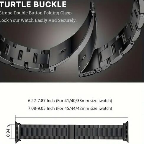 Metal Band for Apple Watch Bands for Men & Women 49mm 45mm 44mm 42mm 41mm 40mm 38mm, Business Stainless Steel Strap for iWatch Bands Ultra 2, SE, Ultra Series 10 9 8 7 6 5 4 3 2 1 in Saudi Arabia