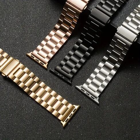 Metal Band for Apple Watch Bands for Men & Women 49mm 45mm 44mm 42mm 41mm 40mm 38mm, Business Stainless Steel Strap for iWatch Bands Ultra 2, SE, Ultra Series 10 9 8 7 6 5 4 3 2 1 in Saudi Arabia