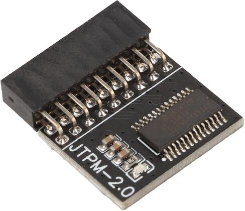 الوحدة النمطية TPM2.0 ، 18 PIN PCB TPM 2.0 وحدة أمان التشفير سوداء سوداء سوداء سوداء للوحة الأم الإلكترونية in Saudi Arabia