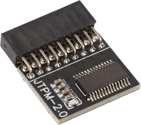 الوحدة النمطية TPM2.0 ، 18 PIN PCB TPM 2.0 وحدة أمان التشفير سوداء سوداء سوداء سوداء للوحة الأم الإلكترونية in Saudi Arabia