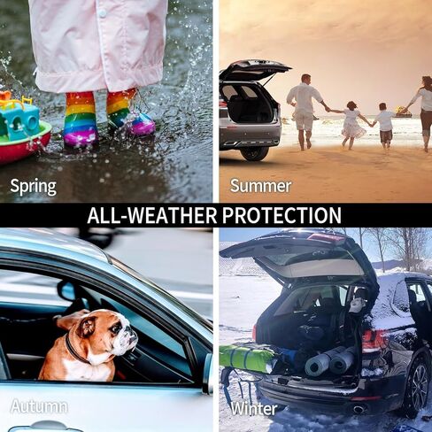 Car Floor Mats and Cargo Trunk Liner Compatible for Honda HR-V 2023 2024 All Weather TPE Rubber Protect Mat Full Set Black Honda HRV Accessories (2023 Honda HR-V Floor mats+Cargo Liner) in Kuwait