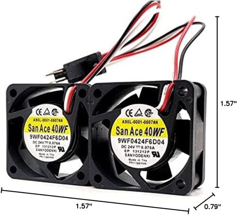 مروحة التبريد 9WF0424F6D04 لـ Sanyo 6Pin Fanuc 24V 0.076A A90L-0001-0507#B FAN in Saudi Arabia