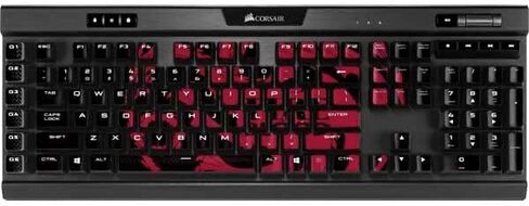 Skinit Decal Other Skin Compatible with K95 RGB Platinum Mechanical Gaming Keyboard - Officially Licensed Game of Thrones: House Targaryen Design in Saudi Arabia