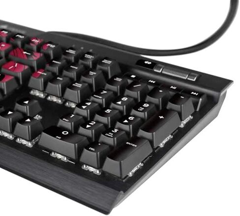 Skinit Decal Other Skin Compatible with K95 RGB Platinum Mechanical Gaming Keyboard - Officially Licensed Game of Thrones: House Targaryen Design in Saudi Arabia