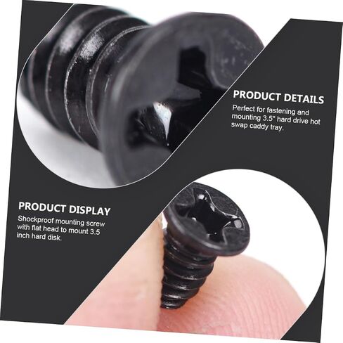 Angoily 5sets Hard Drive Tray Screws Metal Assortment for Computer Chassis Installation 100pcs*5 in Saudi Arabia