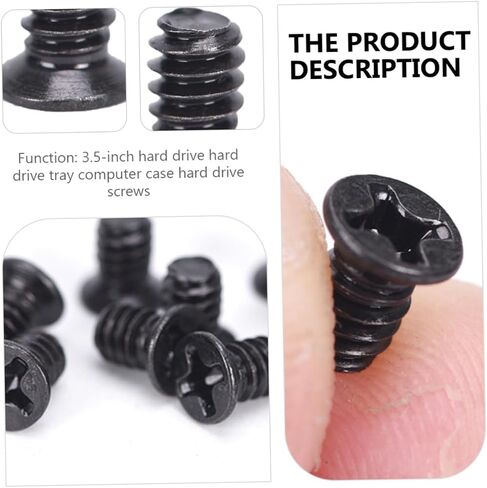 Angoily 5sets Hard Drive Tray Screws Metal Assortment for Computer Chassis Installation 100pcs*5 in Saudi Arabia