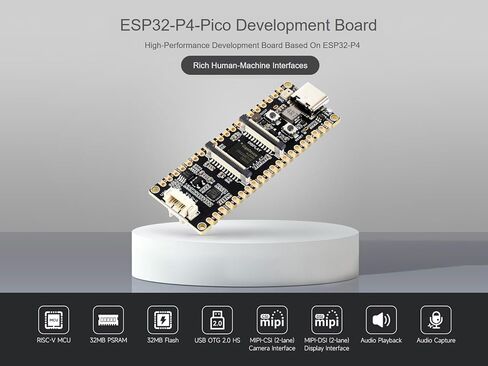 تتبنى لوحة تطوير PICO ESP32-P4 ، وحدة ESP32-P4 ، مع معالجات RISC-V ثنائية النواة ووحدة واحدة ، تتميز MIPI-CSI/DSI ، الميكروفون على متن الطائرة ، رأس مكبر الصوت ، USB 2.0 ، إلخ. in Saudi Arabia