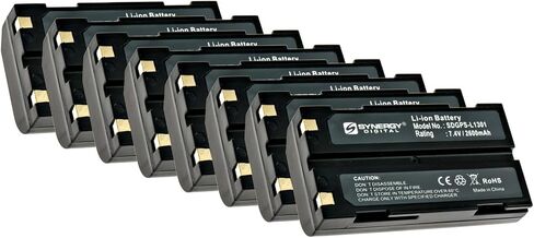 بطاريات المعدات الرقمية التآزر ، متوافقة مع معدات SPECPLINK 52030 ، (LI-ION ، 7.4V ، 2600 MAH) ، بديل لبطارية Trimble 52030 ، تشمل العبوة: 8 × SDGPS-L1301 بطاريات in Saudi Arabia