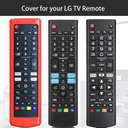 2Pack Case لـ LG TV Remote ، غطاء للتحكم عن بُعد LG للتلفزيون الذكي ، وتوهج الجلد البديل للبطارية باللون الأخضر والأزرق الداكن in Kuwait