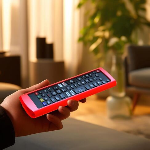 2Pack Case لـ LG TV Remote ، غطاء للتحكم عن بُعد LG للتلفزيون الذكي ، وتوهج الجلد البديل للبطارية باللون الأخضر والأزرق الداكن in Kuwait