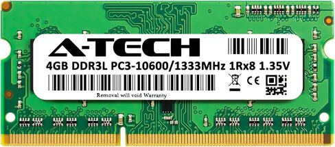 A-Tech 8GB (2 × 4 جيجا بايت) DDR3/DDR3L 1333MHz PC3-10600 محمول RAM SODIMM KIT | 2RX8 1.35V وحدات ترقية الذاكرة 204 دبوس in Kuwait