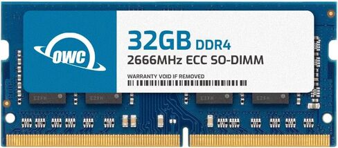 استبدال OWC 32GB لـ QNAP RAM-32GDR4ECP0-SO-2666 32GB DDR4 2666 PC4-21300 CL19 in Saudi Arabia