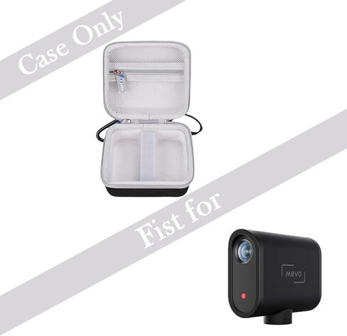 Case for Logitech Mevo Start Wireless Live Streaming Camera, Camera Storage Box for Logitech Mevo Start Carrying Bag (Case Only) (Black-Grey) in Kuwait