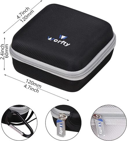 Case for Logitech Mevo Start Wireless Live Streaming Camera, Camera Storage Box for Logitech Mevo Start Carrying Bag (Case Only) (Black-Grey) in Kuwait