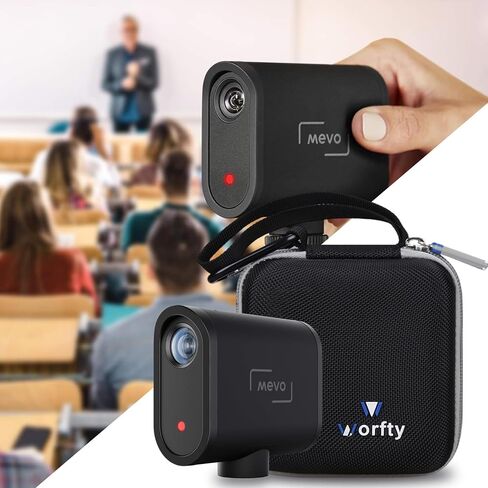 Case for Logitech Mevo Start Wireless Live Streaming Camera, Camera Storage Box for Logitech Mevo Start Carrying Bag (Case Only) (Black-Grey) in Kuwait