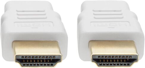 كبل Tripp Lite HDMI عالي السرعة مع الفيديو والصوت الرقمي ، HD 1080p (م/م) ، أبيض ، 25 قدمًا (P568-025-WH) in Saudi Arabia