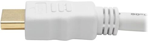 كبل Tripp Lite HDMI عالي السرعة مع الفيديو والصوت الرقمي ، HD 1080p (م/م) ، أبيض ، 25 قدمًا (P568-025-WH) in Saudi Arabia