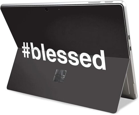 Tablet Skin Compatible with Microsoft Surface Pro 11 (2024) - Blessed - Premium 3M Vinyl Protective Wrap Decal Cover - Easy to Apply | Crafted in The USA by MightySkins in Saudi Arabia