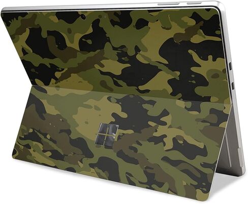 Tablet Skin Compatible with Microsoft Surface Pro 11 (2024) - Green Camouflage - Premium 3M Vinyl Protective Wrap Decal Cover - Easy to Apply | Crafted in The USA by MightySkins in Saudi Arabia