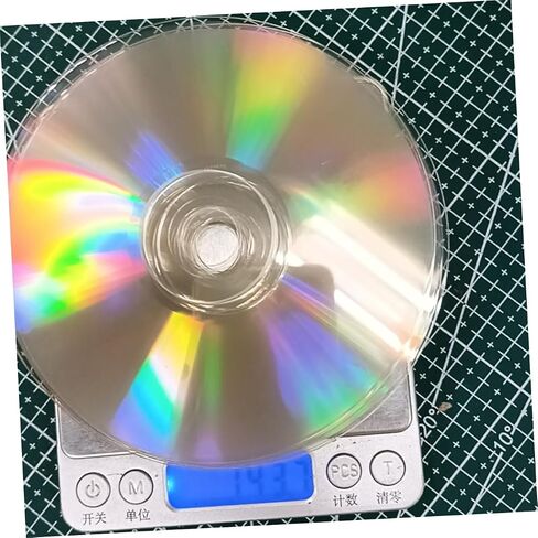 10pcs أقراص قرص مضغوط DIY للطلاء وصياغة أقراص زخرفية فارغة للديكور المنزلي سهل الاستخدام السطح الأملس للمشاريع الإبداعية وزينة الحفلات in Saudi Arabia