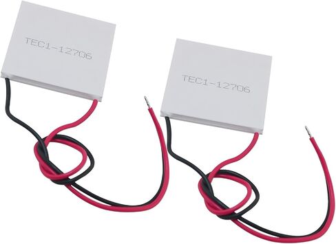 2PCS Semiconductor Cooling Heat Sink TEC1-12706 12V 6A Thermoelectric Cooler Cooling Pad Module 40x40MM for Electronic Equipment Heat Dissipation Laser Diode Cooling in Saudi Arabia